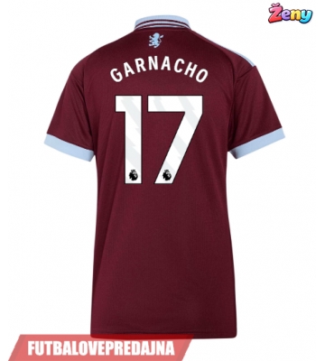 Lacne Ženy Futbalové dres Aston Villa Alejandro Garnacho #17 2026-27 Krátky Rukáv - Domáci